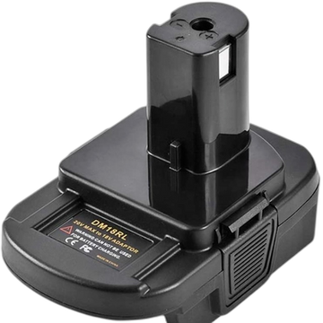 RYOBI 18V Accu Convertersadapter - Dewalt/Milwaukee 20V Li-Ion Converter