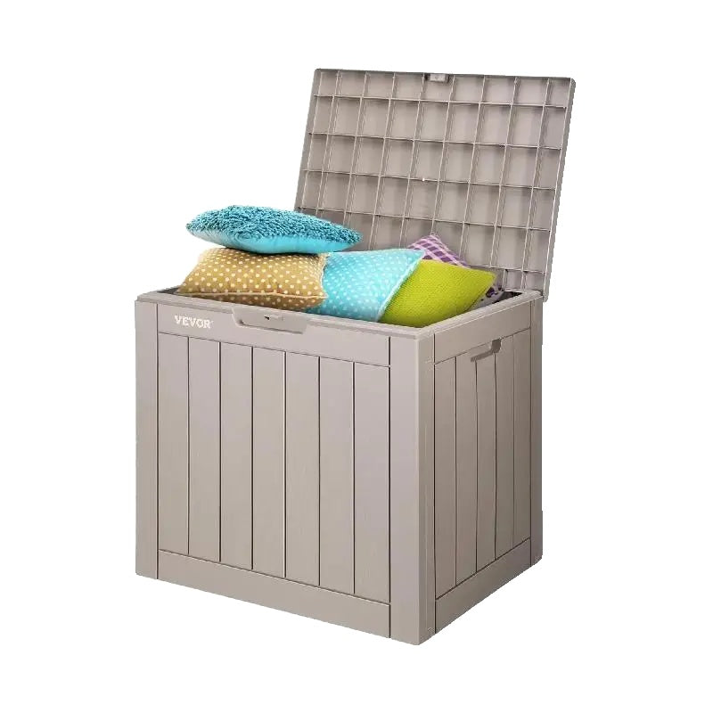 Outdoor Storage Box, 117L Capacity, Waterproof, Aluminum Alloy Padlock, 56 x 43 x 53cm