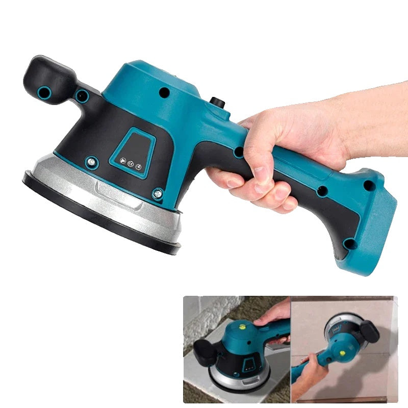 Cordless Tile Vibrator, 6-gear Tile Leveling Adjustment, 3000-17000IPM, 200Kg Adsorption Capacity