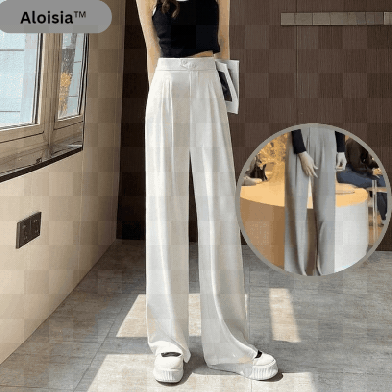 Aloisia™ Weite Hosen mit hoher Taille