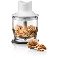 BRAUN Omelet Blender met Hakmolen - MQ3025WH - Wit en Blauw