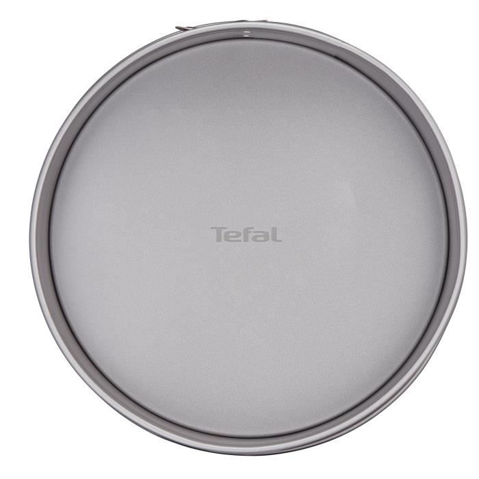 TEFAL Delibake cakevorm in staal - Ø 30 x 11 cm - Rood en grijs - Met scharnier
