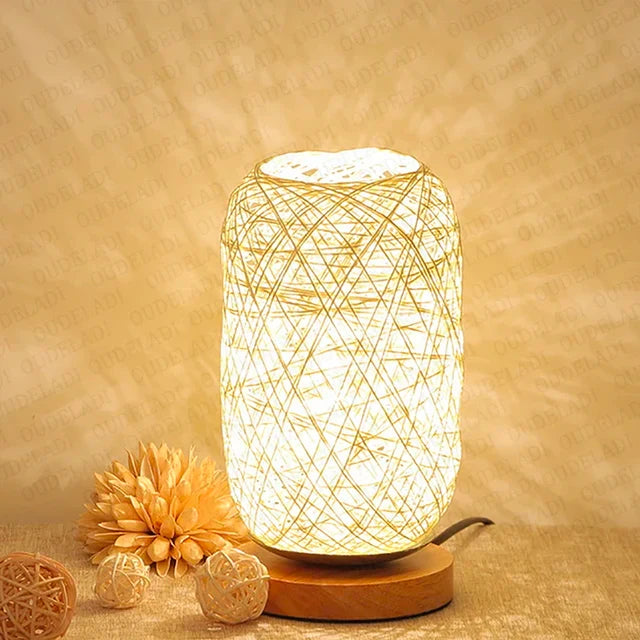 LichtWurzel Tischlampe | Natürliches Holzdesign | Warmweißes LED-Licht | 24 cm Höhe 0