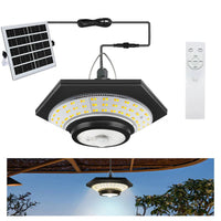 Lumitor Solar Hängelampe | Mit Fernbedienung & 360° Licht | 228 LEDs & 4400mAh Akku | IP65 Außen & Innen 1