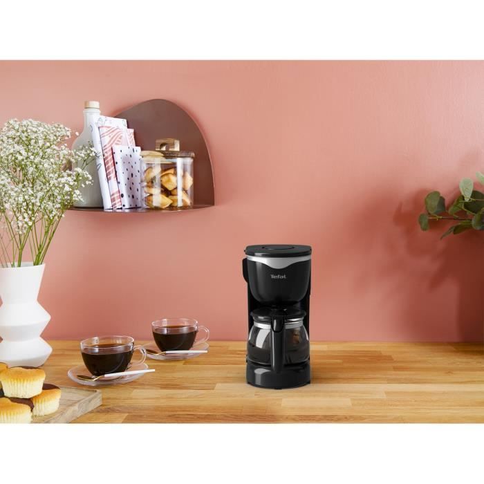 Tefal CM340811 Perfectta Filterkoffiezetter, capaciteit 0,6 l, anti-drup, aan/uit verlichting, warmhoudfunctie voor 30 min, automatische uitschakeling