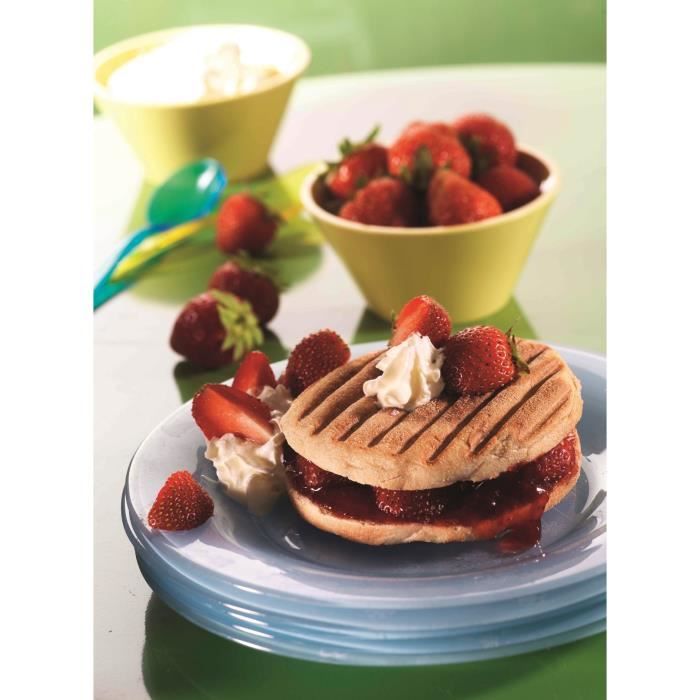 TEFAL Accessoires XA800312 Set van 2 panini grillplaten Snack Collectie