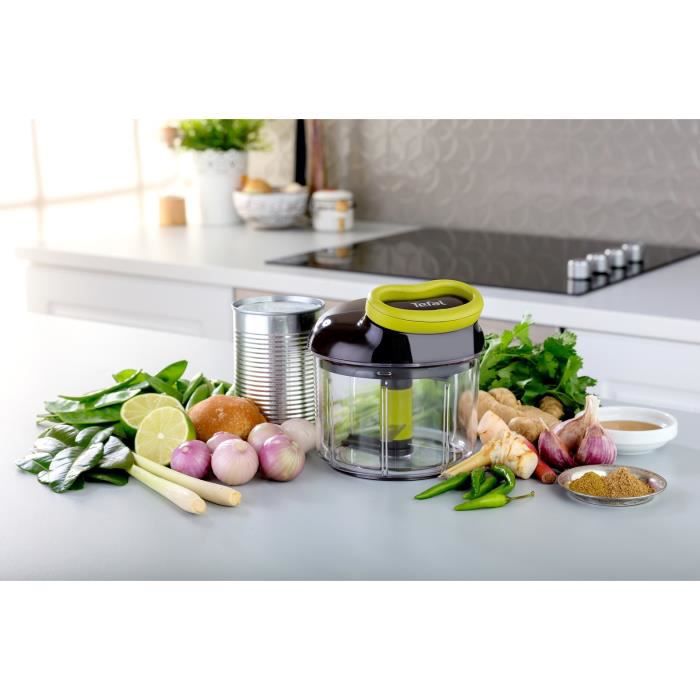 TEFAL Kit 5 seconden hakker + puree mes - 900 ml