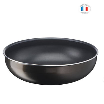 Tefal L1507702 Ingenio Easy Plus Wok 26 cm, Handgreep niet inbegrepen, antiaanbaklaag, gemaakt in Frankrijk, alle warmtebronnen behalve inductie