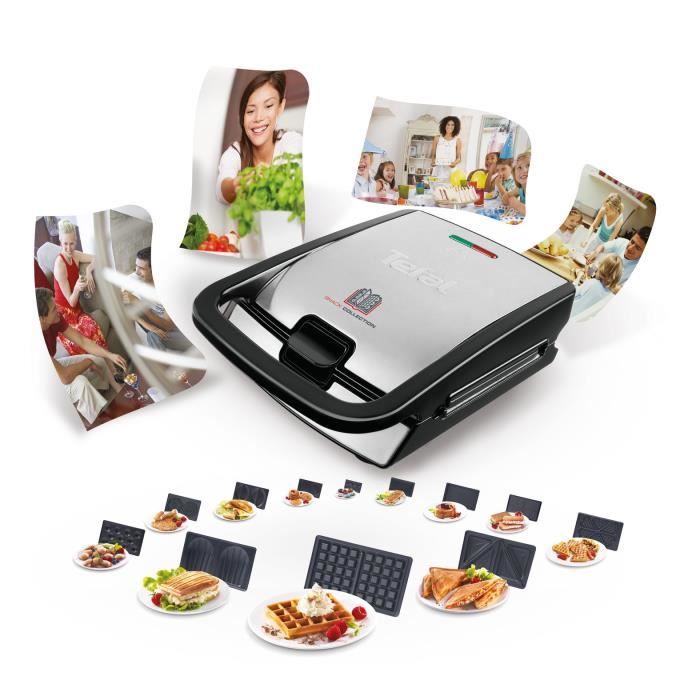 TEFAL Accessoires XA801312 Set van 2 platen mini ingots Snack Collectie