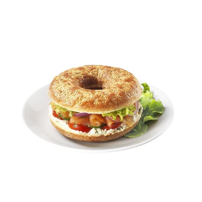 TEFAL Accessoires XA801612 Set van 2 borden Bagels Snack Collectie