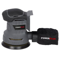 Power plus roterende schuurmachine 18v ??li-ion (zonder oplader batterij) Poweb4010
