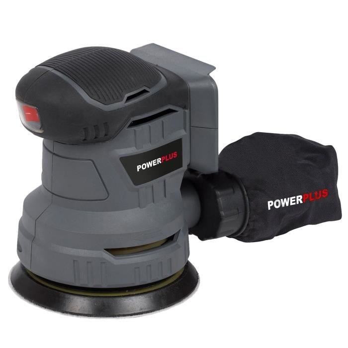 Power plus roterende schuurmachine 18v ??li-ion (zonder oplader batterij) Poweb4010