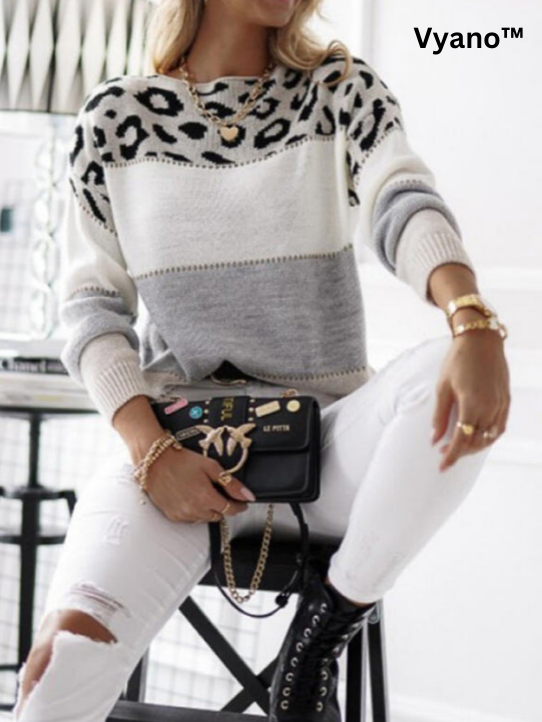 Vyano⢠| Strickpullover mit Rundhalsausschnitt