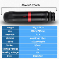 Draadloze tatoeëermachine, Rotary tatoeage pen set, Permanente make-up