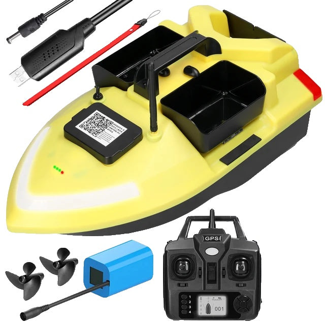 GPS Fishing Bait Boat, Wireless Control, Automatic Return