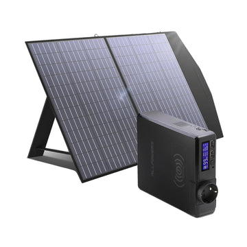 Solar Power Bank, 41600mAh Capacity, 200W Power Station