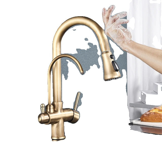 Kitchen Faucet, Touch Sensor, Pull Out