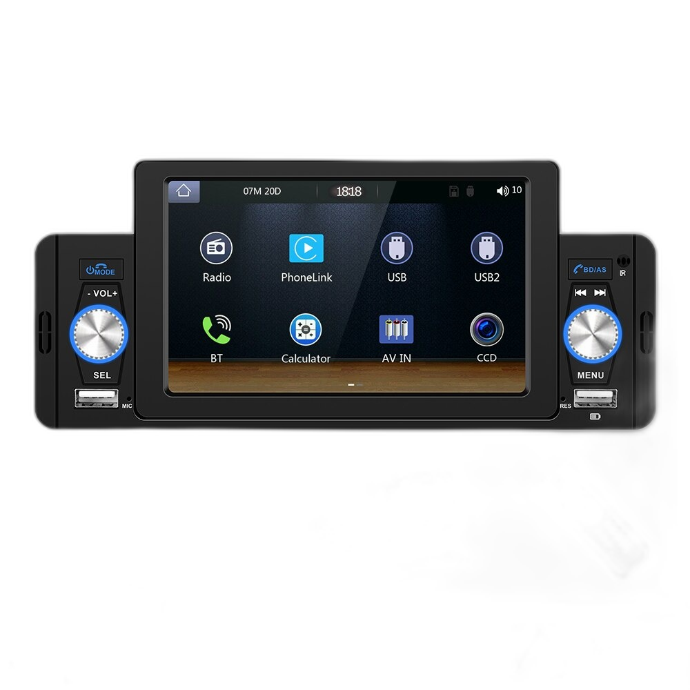 Autoradio MP5, Bluetooth Verbinding, Carplay Integratie