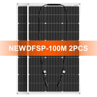 Flexible Solar Panel, Waterproof, 12V Solar Battery Pack