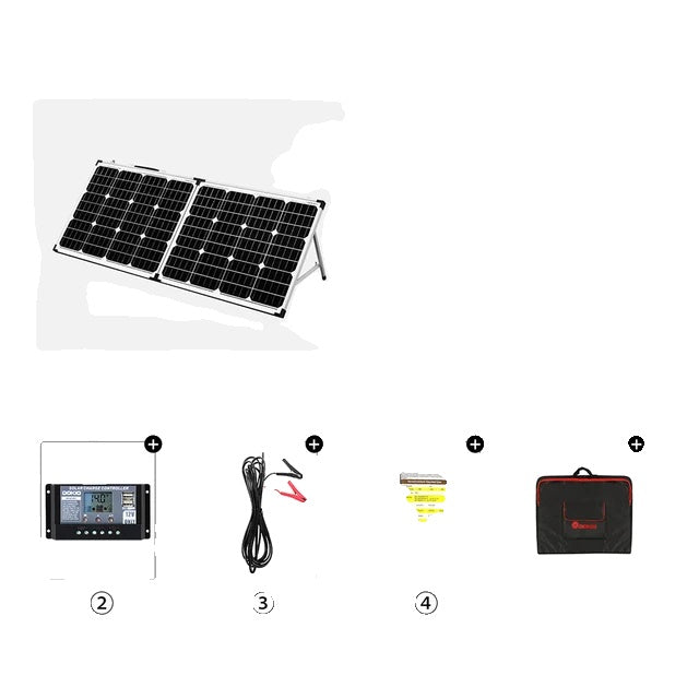 Foldable Solar Panel, Lightweight Design, High Power Output