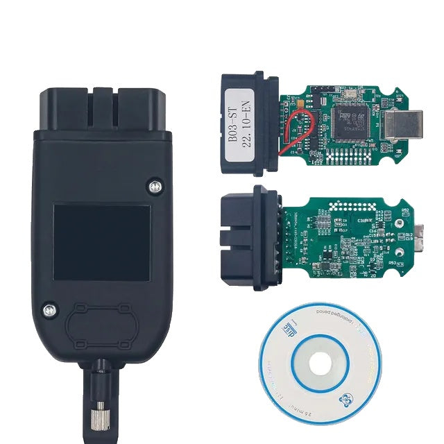 OBD2-connector, STM32F405-chip, ondersteuning voor onbeperkte VIN's