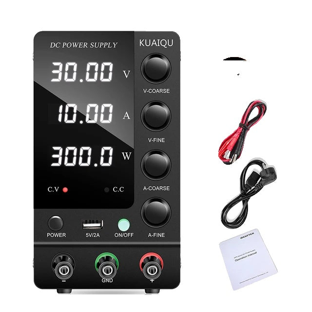 Laboratory DC Power Supply, Adjustable Voltage, Current Regulator