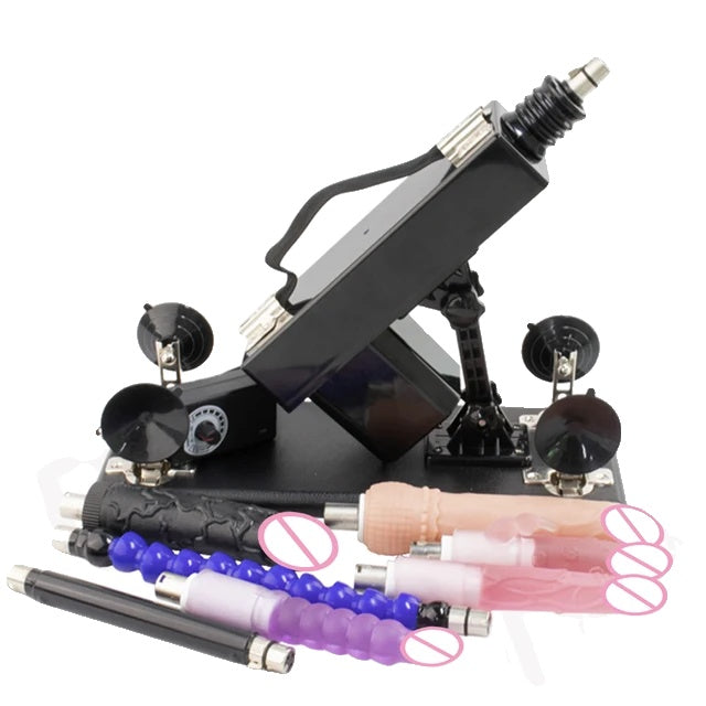 Sex Machine Gun, Adjustable Speed, Male and Female Sex Toys