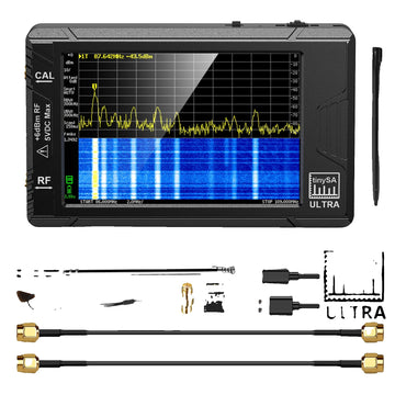 Handheld Spectrum Analyzer, Portable, 100KHz to 53GHz Coverage, 32GB Card Included