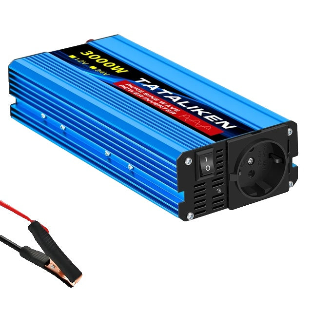 Power Inverter, Pure Sine Wave, Korean Plug, 3000W-6000W, DC 12V/24V to AC 220V/230V