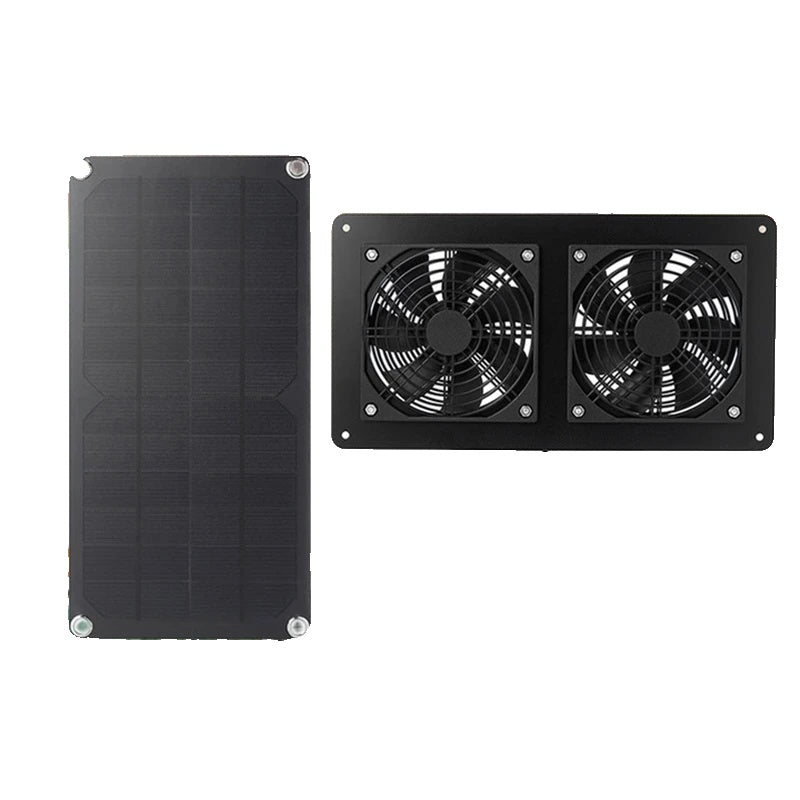 Solar Panel Exhaust Fan, 30W Power, Waterproof