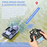 GPS Fishing Bait Boat, 12000mAh Battery Capacity, Automatic Return Function