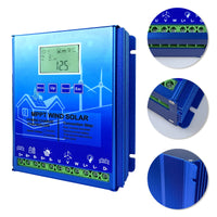 Hybrid Wind Solar Charge Controller, MPPT Technology, Bluetooth Connectivity