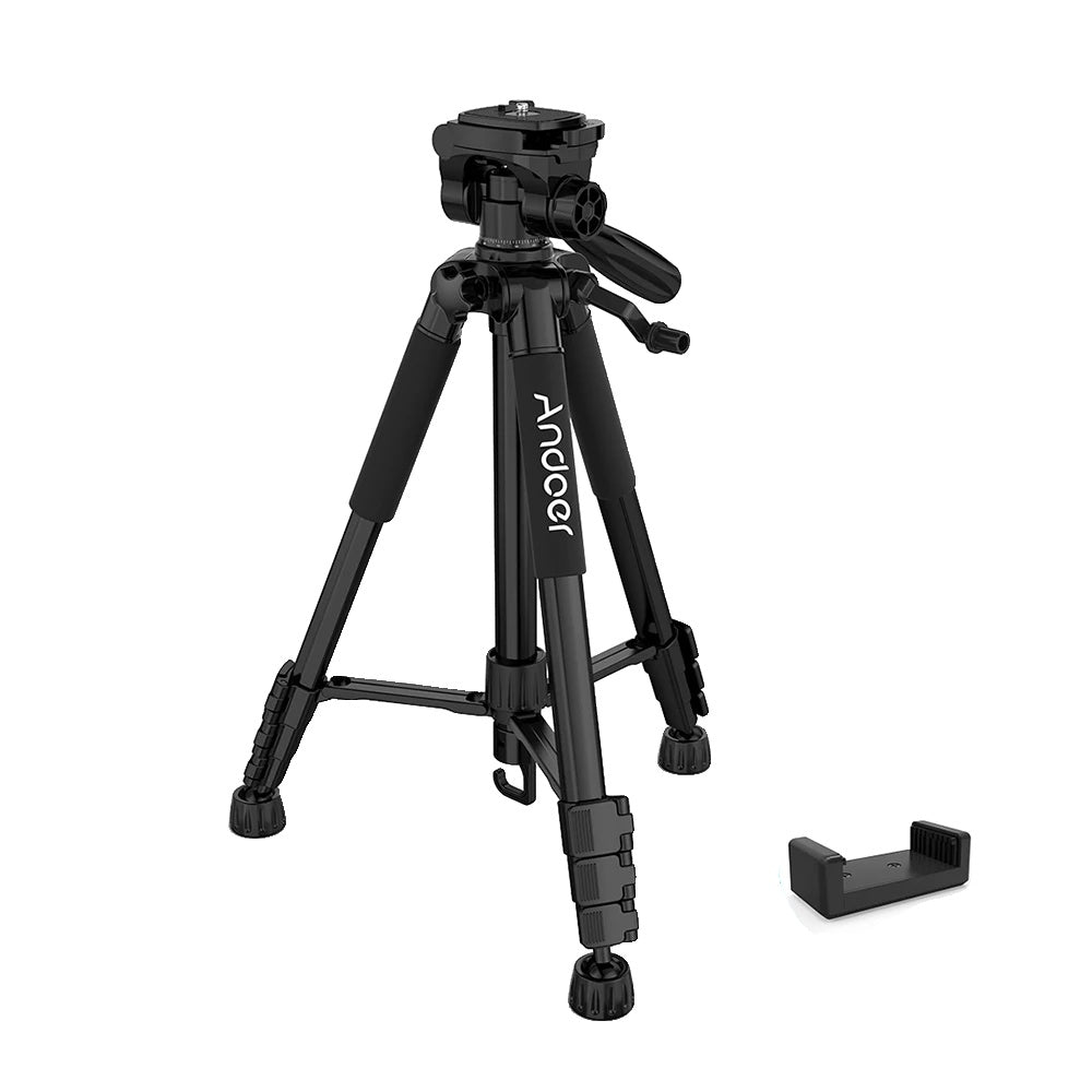 Camera Tripod, Lightweight and Portable, Compatible with Canon Nikon Sony