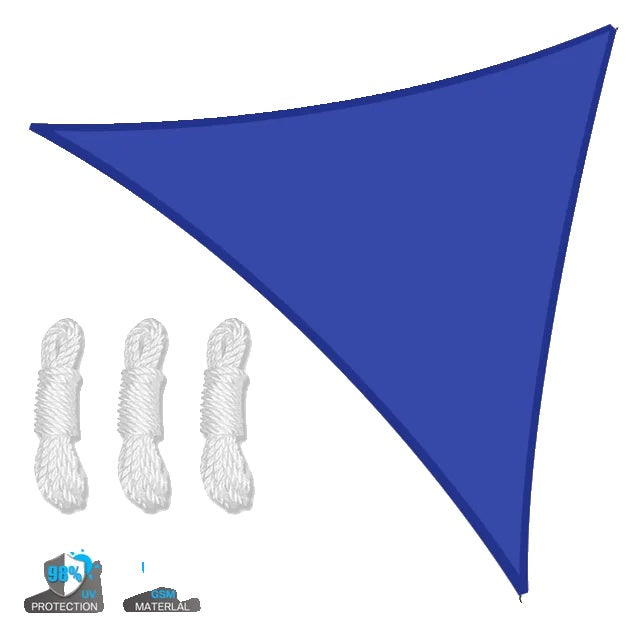 Shade Sail Sun Canopy, Waterproof, Triangular Design