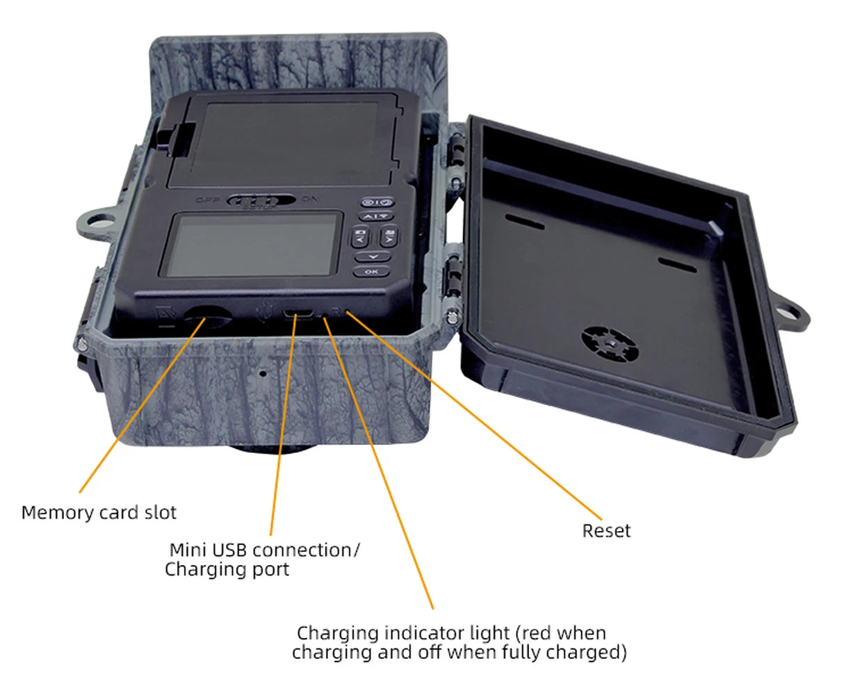 Hunting Camera, Solar Panel, Night Vision