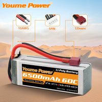 RC Lipo Batterij, Hoge Capaciteit, XT60 Connector