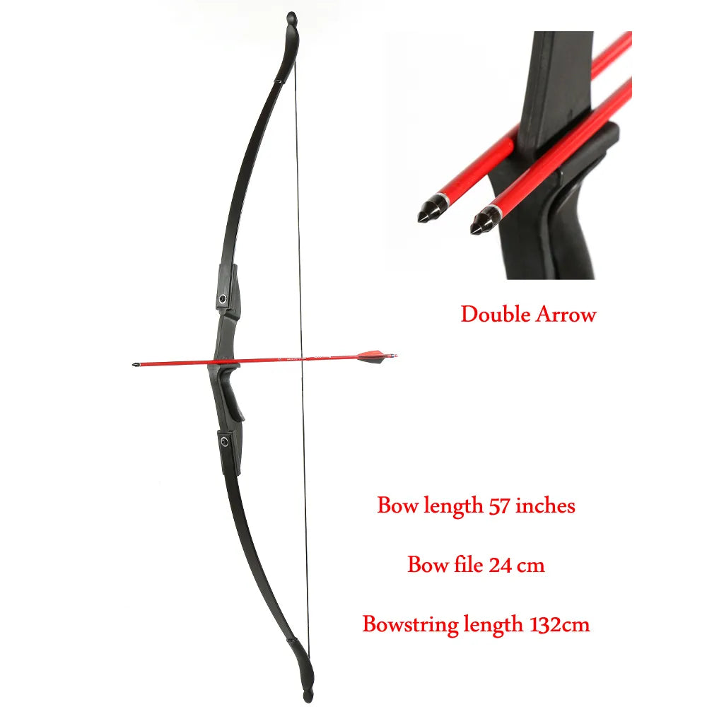 Recurve Bow, Ambidextrous Handling, For Adults, Suitable for Sport Use