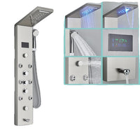 LED Shower Panel, Waterfall Rain Shower, SPA Massage Jet