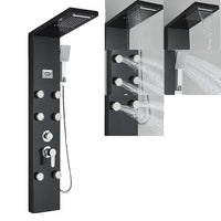 Shower Panel Tower System, Wall Mounted, Temperature Screen