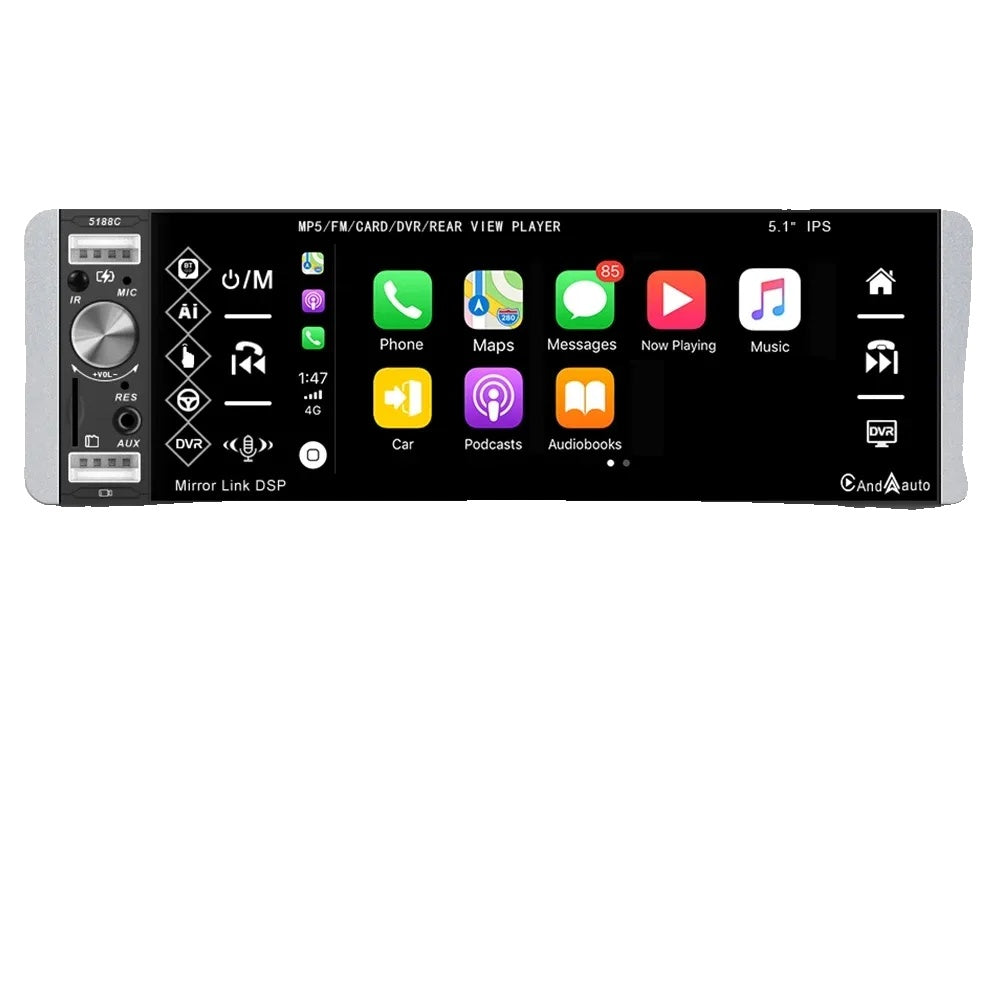 Car Radio, 51 inch Display, Bluetooth Connectivity