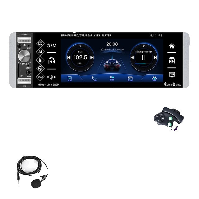 Car Radio, 51 inch Display, Bluetooth Connectivity