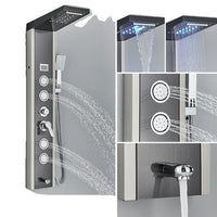 Shower Column, LED Rainfall, Massage Jet