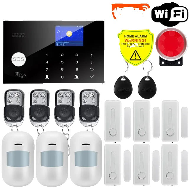 Smart Home Alarm System, Wireless Control, App Integration