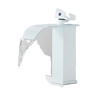 Basin Sink Faucet, Waterfall Design, Deck Mounted