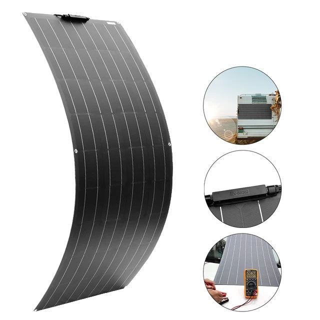 Flexible Solar Panel, 150W, 18v charge