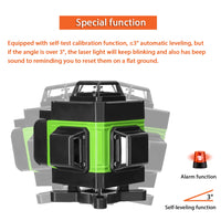 16 Lines Laser Level, Self-Leveling, Tripod Mountable