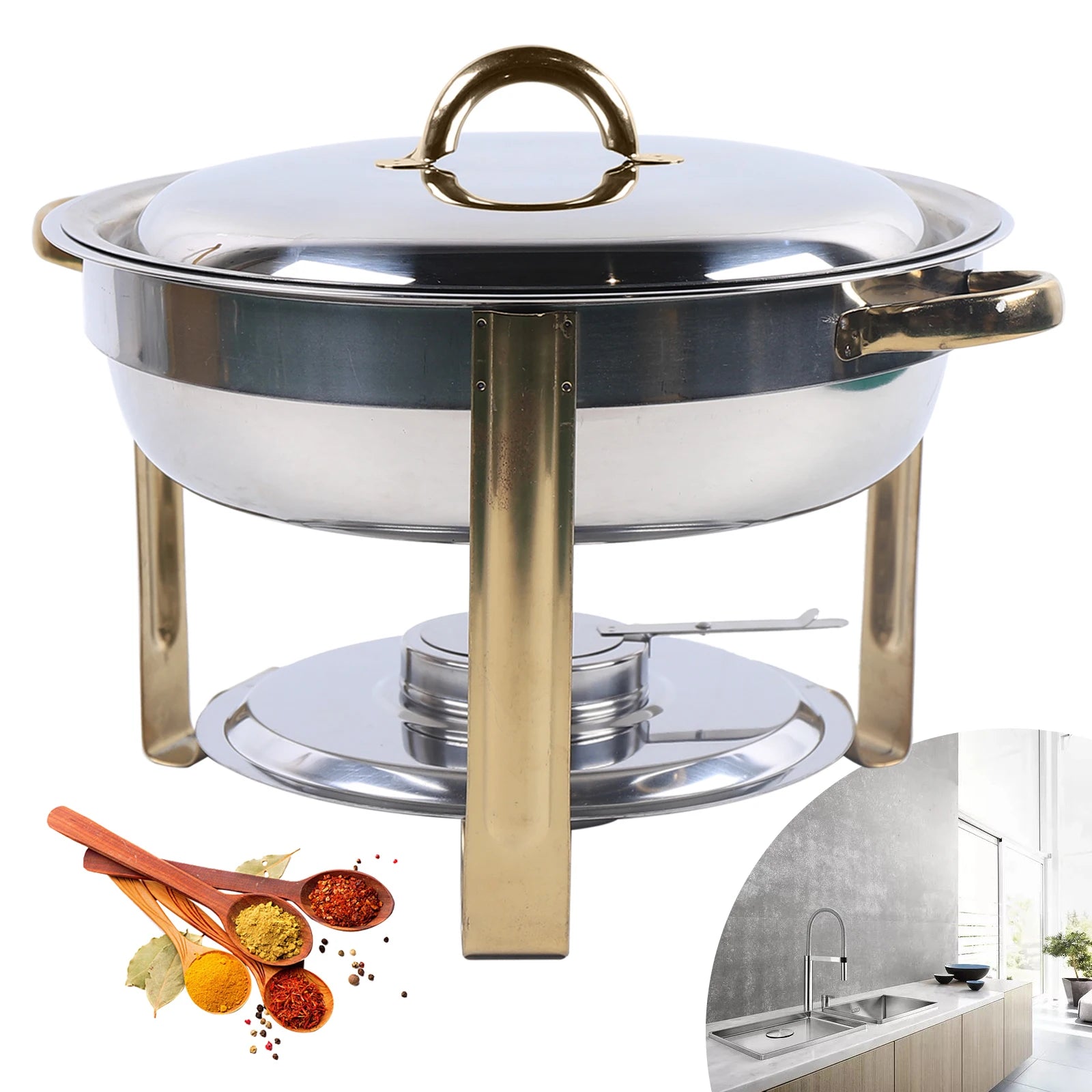 Food Warmer, Stainless Steel, Insulated