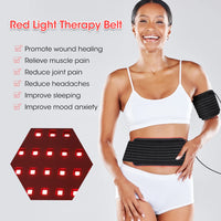 Rood Licht Therapie Pad, 660nm 850nm Infrarood Verwarmde Fysiotherapie Riem