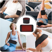 Rood Licht Therapie Pad, 660nm 850nm Infrarood Verwarmde Fysiotherapie Riem