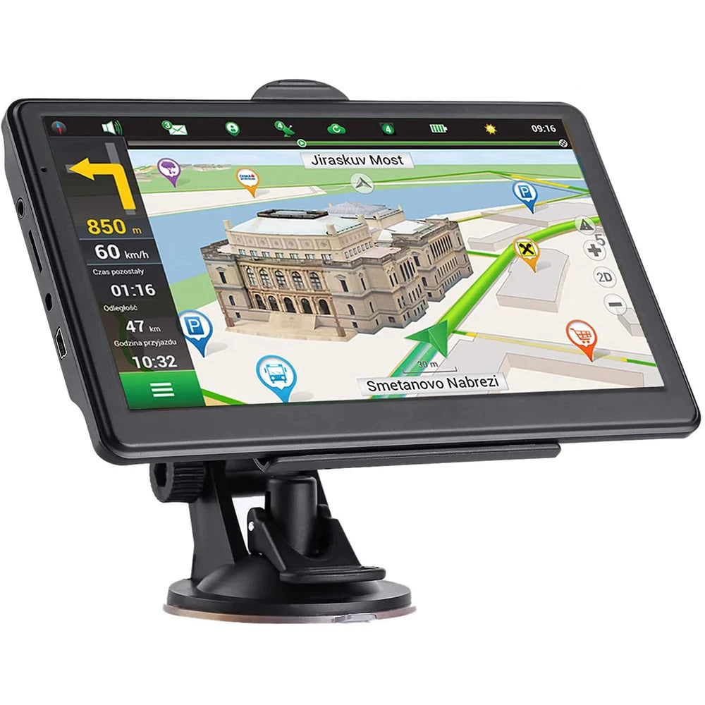 Car GPS Navigation, 7 Inch Touch Screen, for Car, Truck and RV